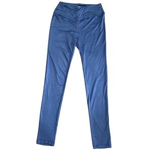 Active USA Dusty Blue Women Leggings Stretch Small Medium